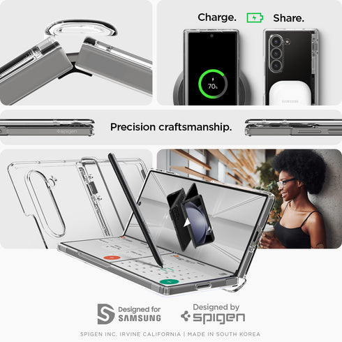 כיסוי אולטרה היברידי פרו ל-Spigen Galaxy Z Fold 6